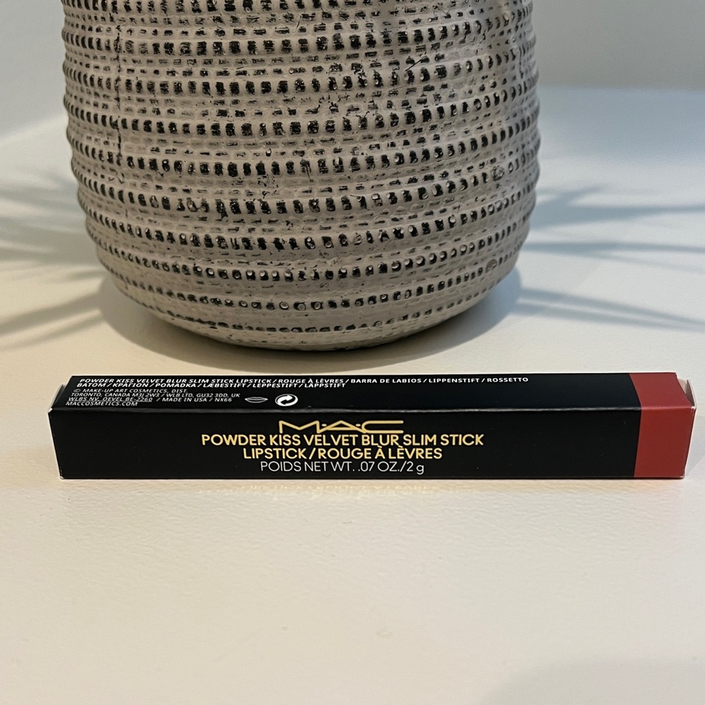 💋MAC Powder Kiss Velvet Blur Slim Moisturizing Matte Lipstick - Sweet Cinnamon 💄